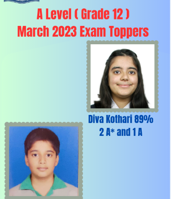 A Level March 2023 Exam Toppers